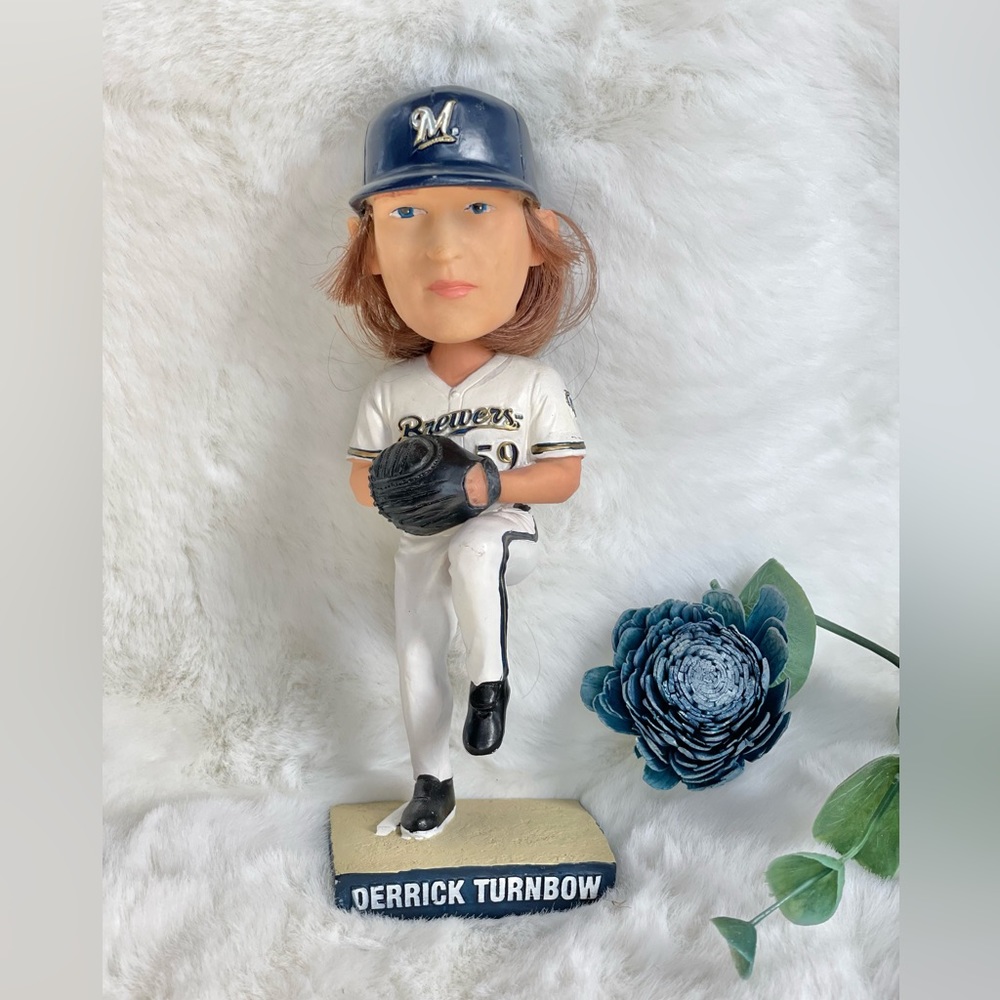 BREWERS DERRICK TURNBOW 2006 COLLECTORS BOBBLE HEAD -original box excellent cond